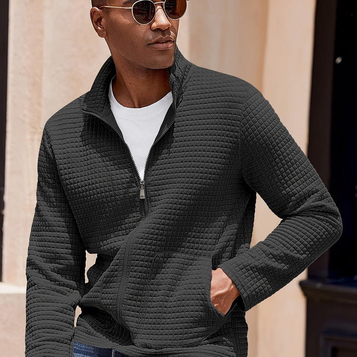 Hugo | Texturerad Zip-Up Jacka