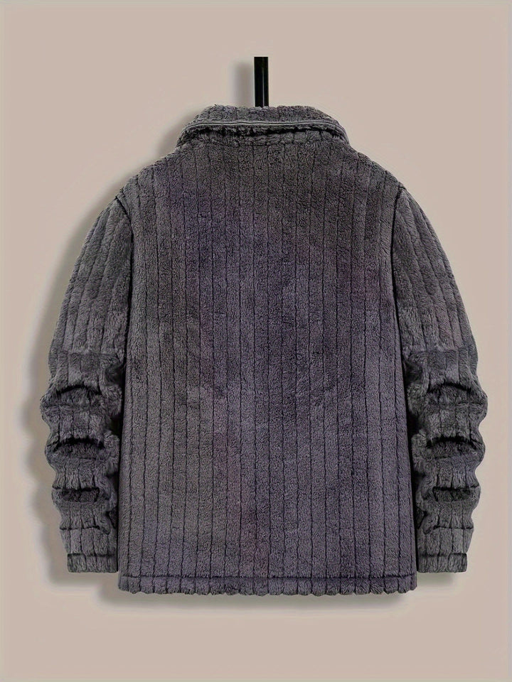 Owen | Texturerad Knapp-Jacka