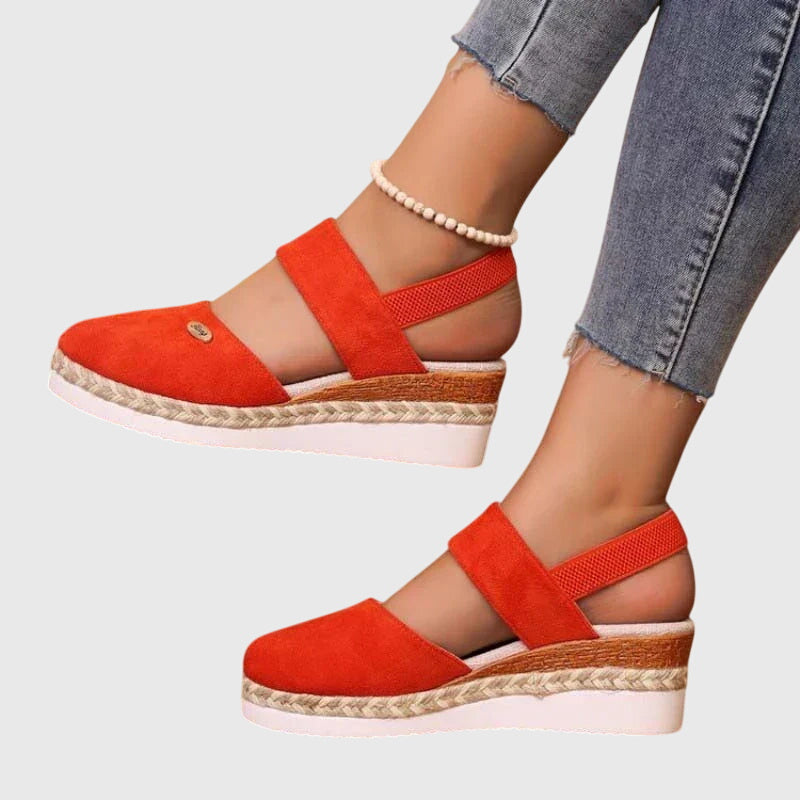Ruth | Dämpade Kilklack Sandaler