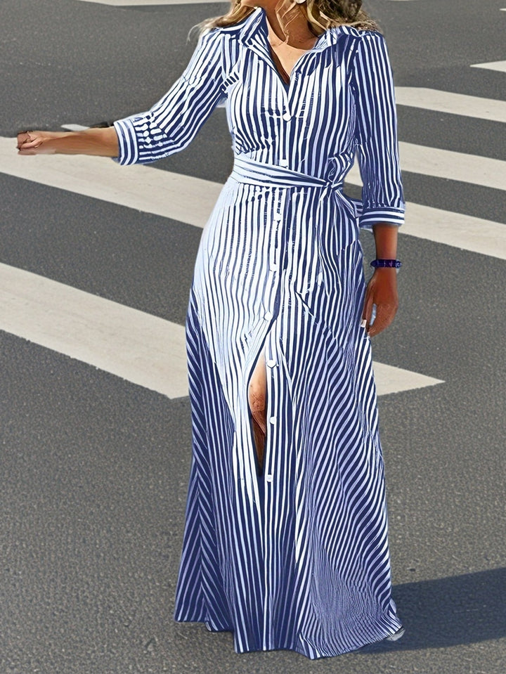 Meredith | Bälteklänning Maxi