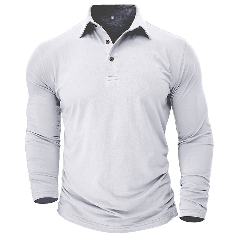 Travis Owen | Stilig Premium Långärmad Polo