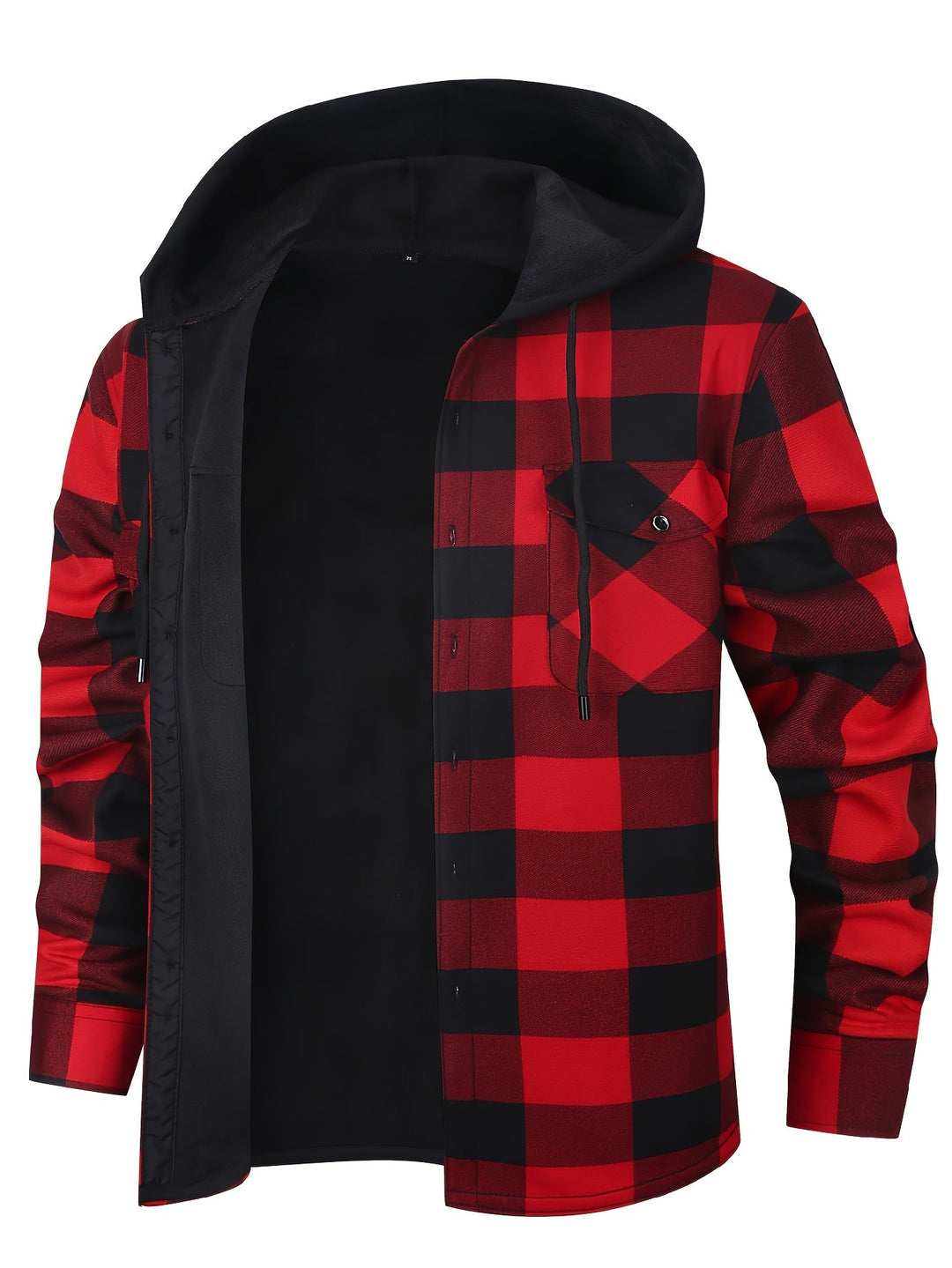 Desmond | Hoodie-rutig skjorta jacka