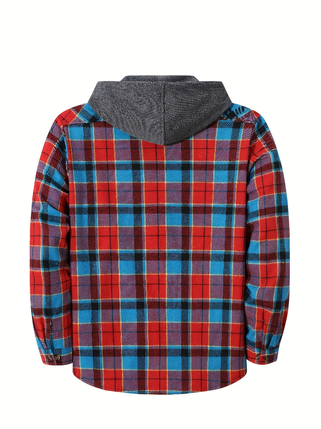 Braxton | Rutig Hoodie Skjorta
