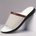 Elliot | Vävda Slide Sandaler