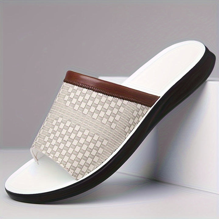 Elliot | Vävda Slide Sandaler