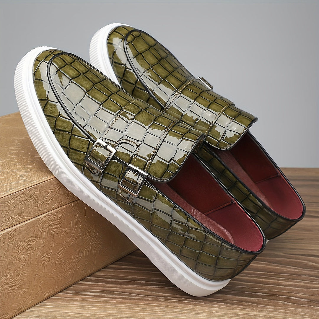 Xavier | Texturerade Slip-On Loafers
