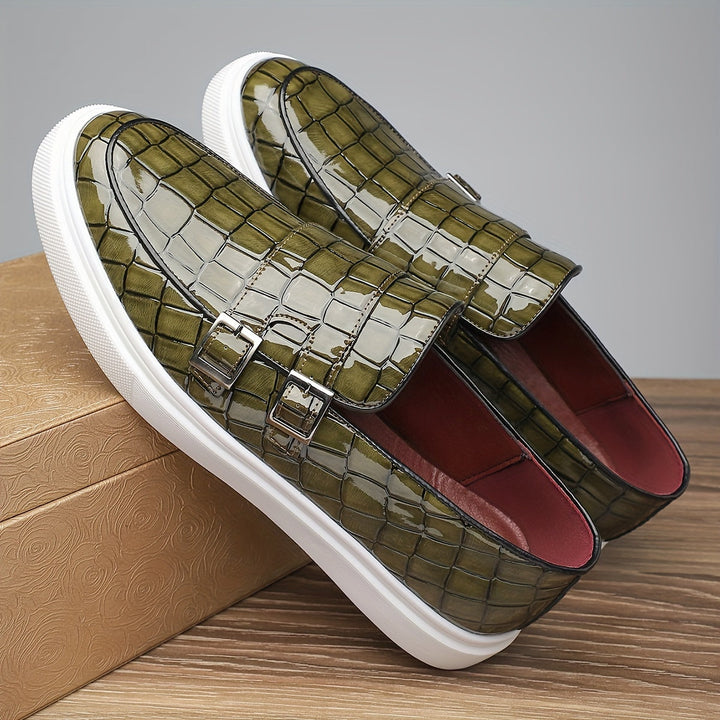 Xavier | Texturerade Slip-On Loafers