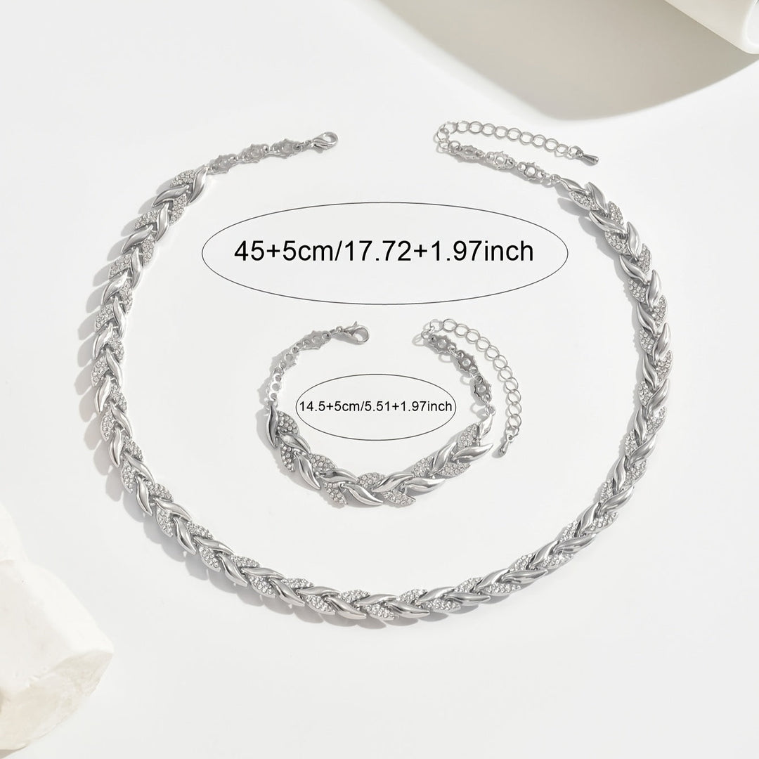 Marlene | Elegant Halsband och Armband Set