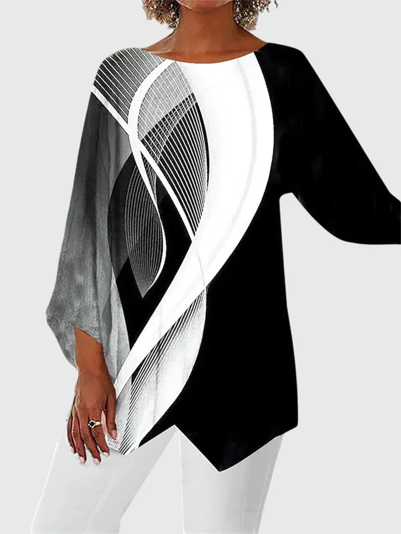 Kathleen | Shimmer Butterfly Långärmad Topp