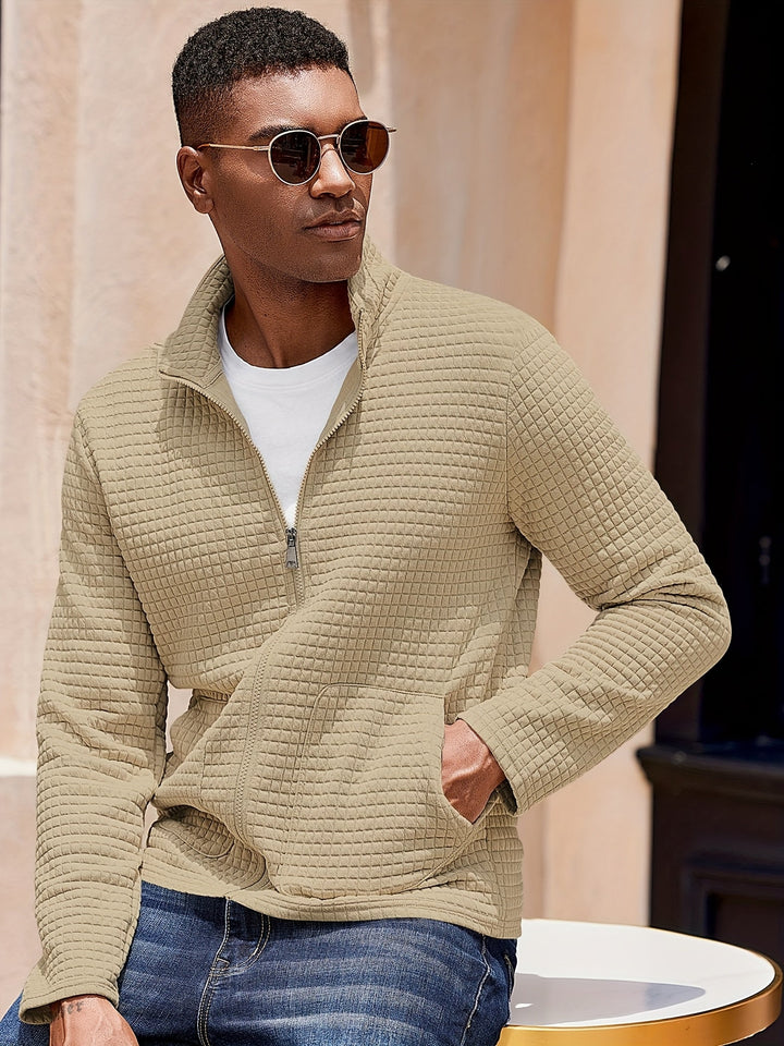 Hugo | Texturerad Zip-Up Jacka
