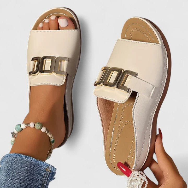 Sienna | Bekväm Ortopedisk Spännsandal