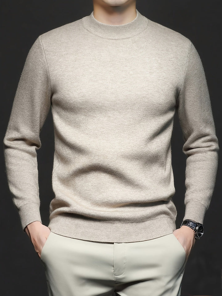 Russell | Finslipad Mock-Neck Tröja