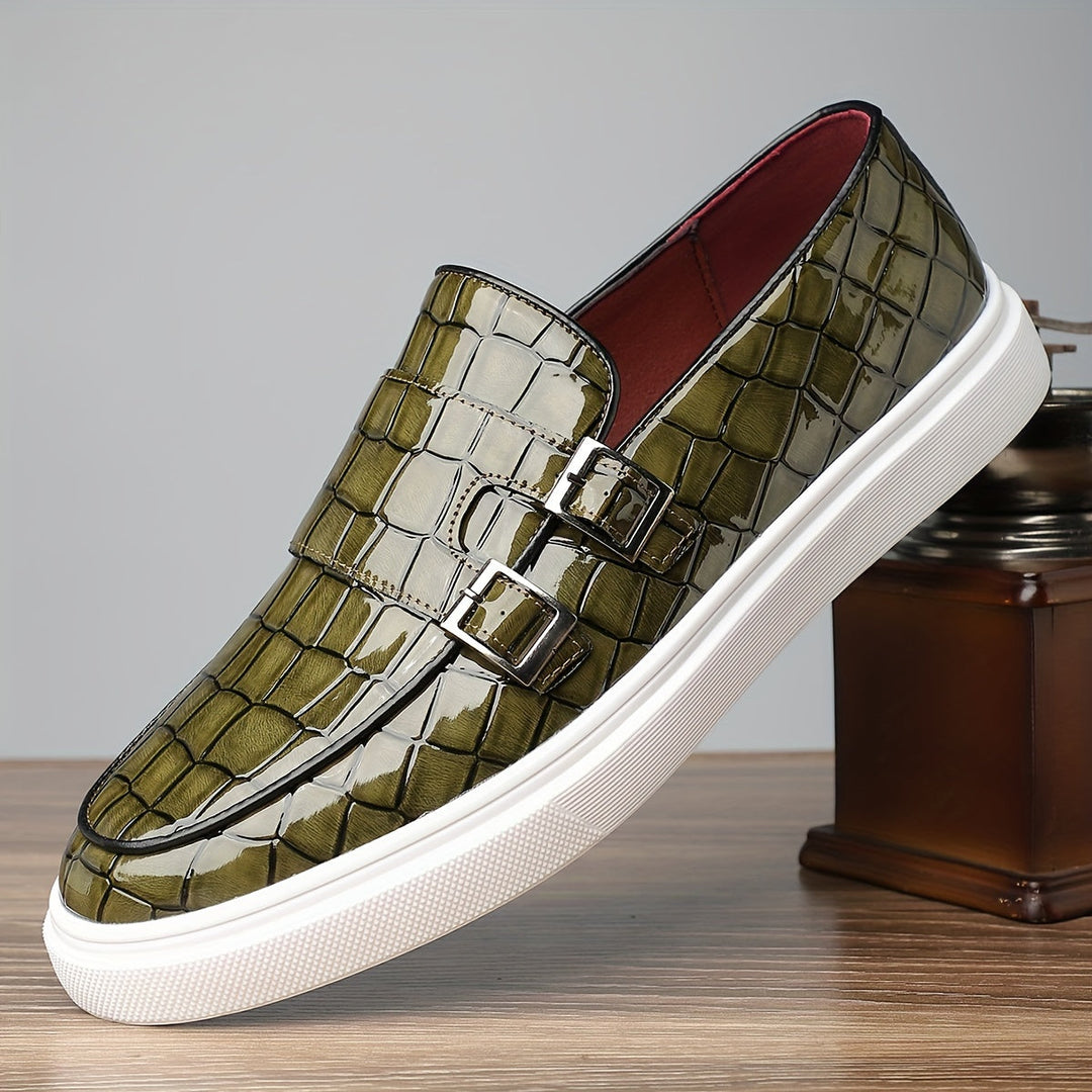 Xavier | Texturerade Slip-On Loafers