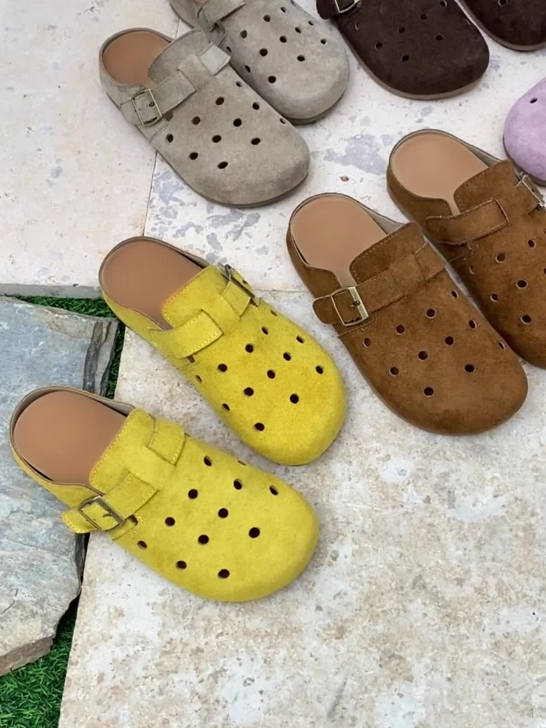 Marion | Spänndetalj Slip-On Träskor
