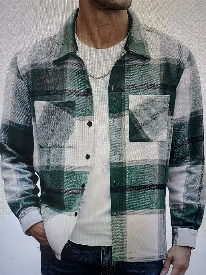 Corbin | Robust Rutigt Overshirt