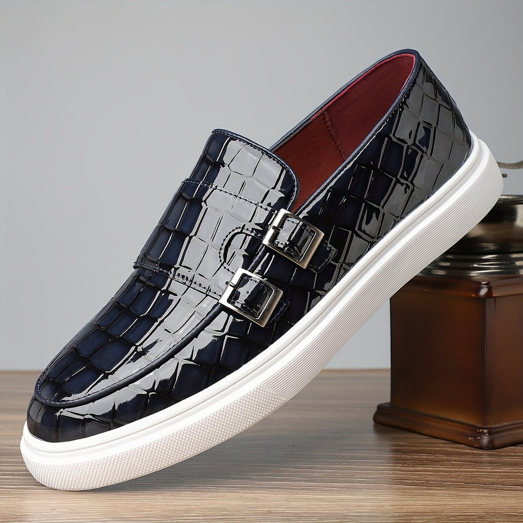 Xavier | Texturerade Slip-On Loafers