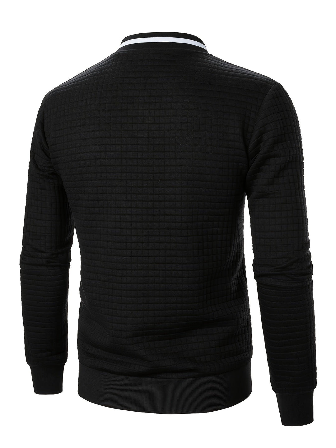 Raymond | Texturerad Zip-Up Bomberjacka