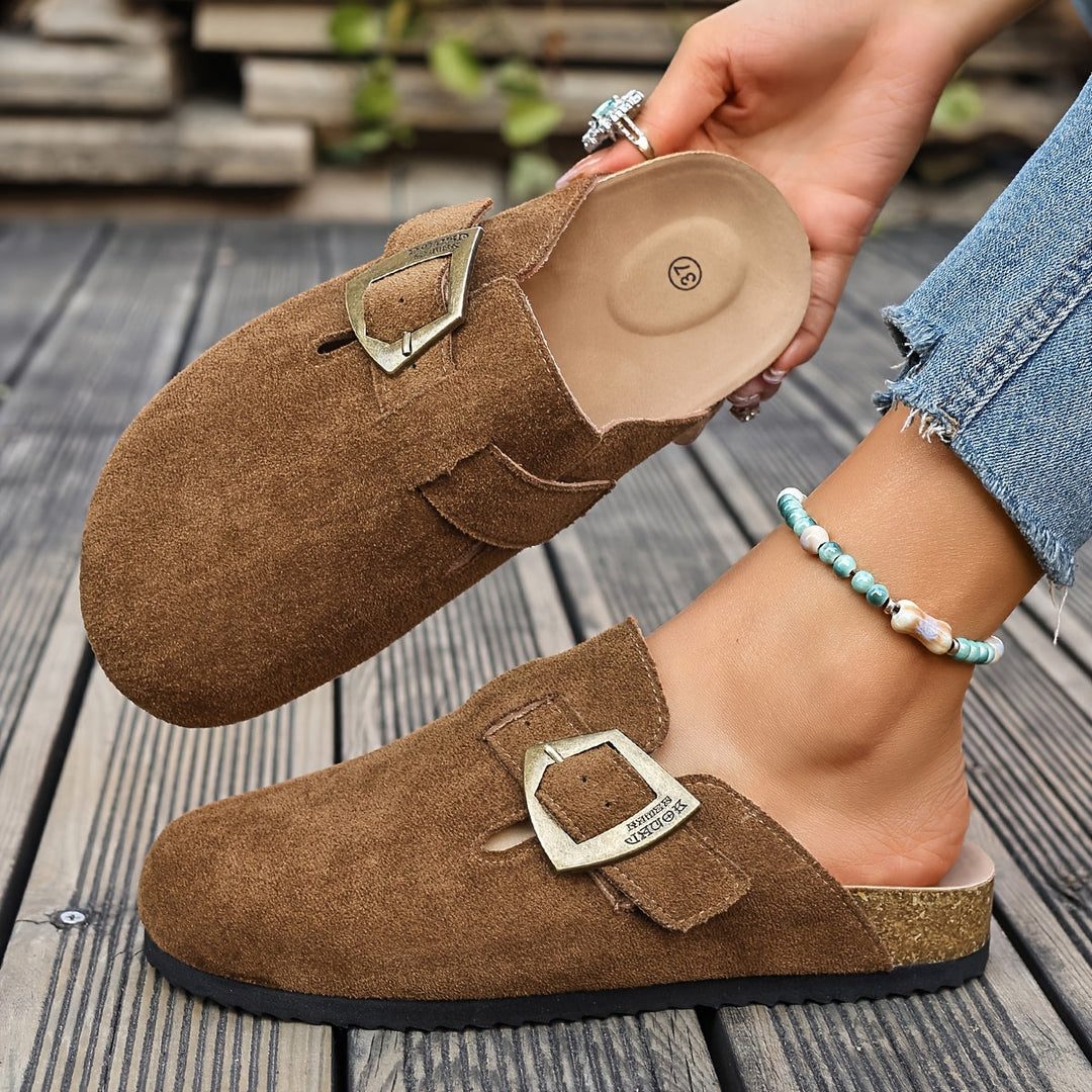 Winona | Slip-On Mules med Spänne