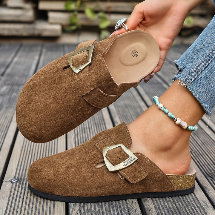 Winona | Slip-On Mules med Spänne