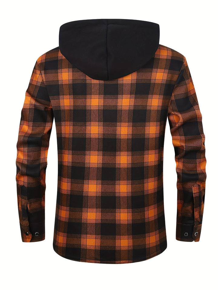 Desmond | Hoodie-rutig skjorta jacka