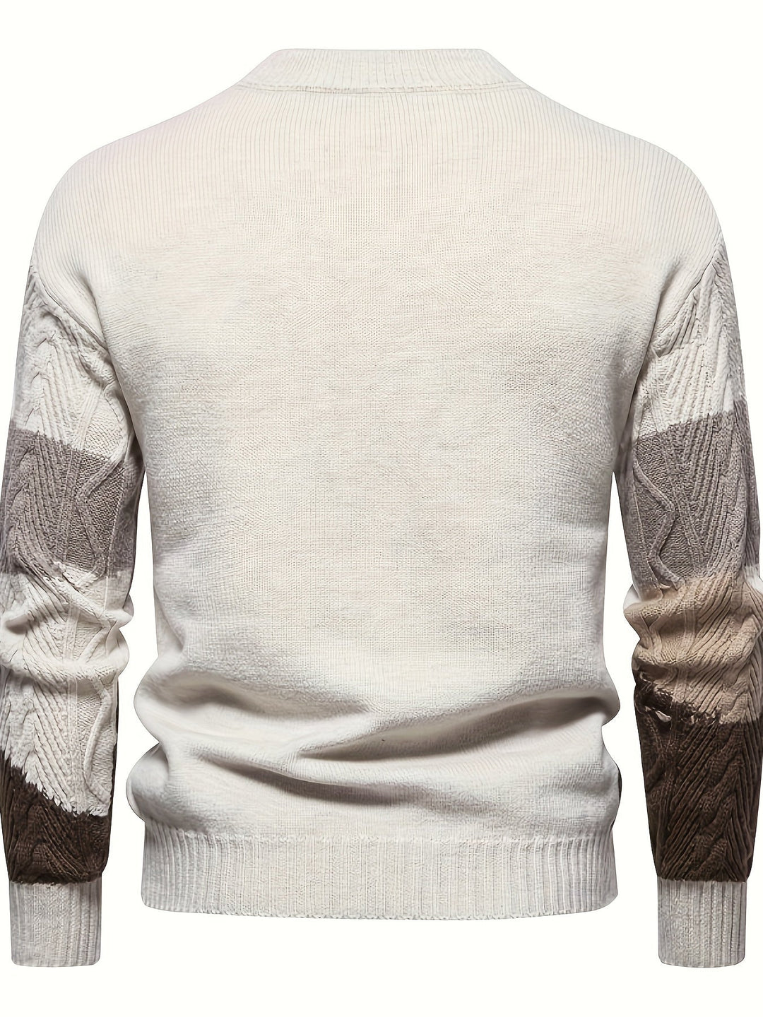 Simon | Texturerad Färgblöcktröja