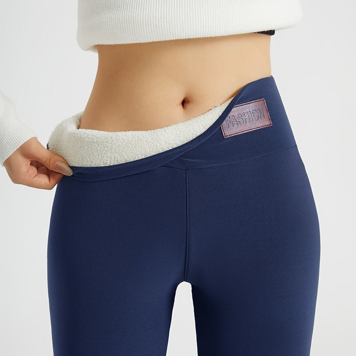 Lorna | Högmidjade Mysiga Vinterleggings