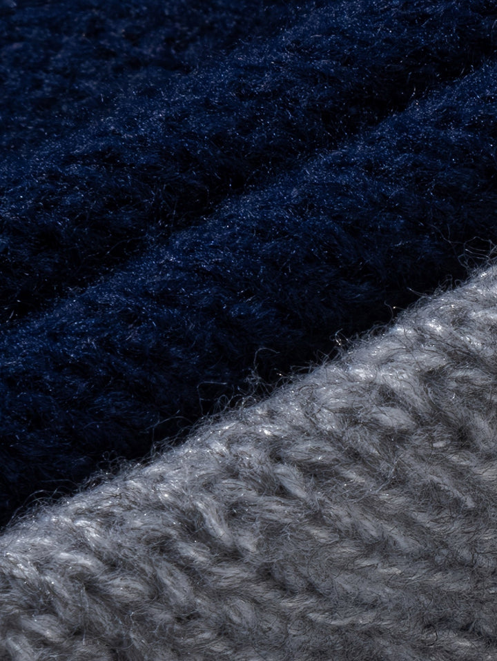 Nolan | Texturerad Kabelstickad Tröja