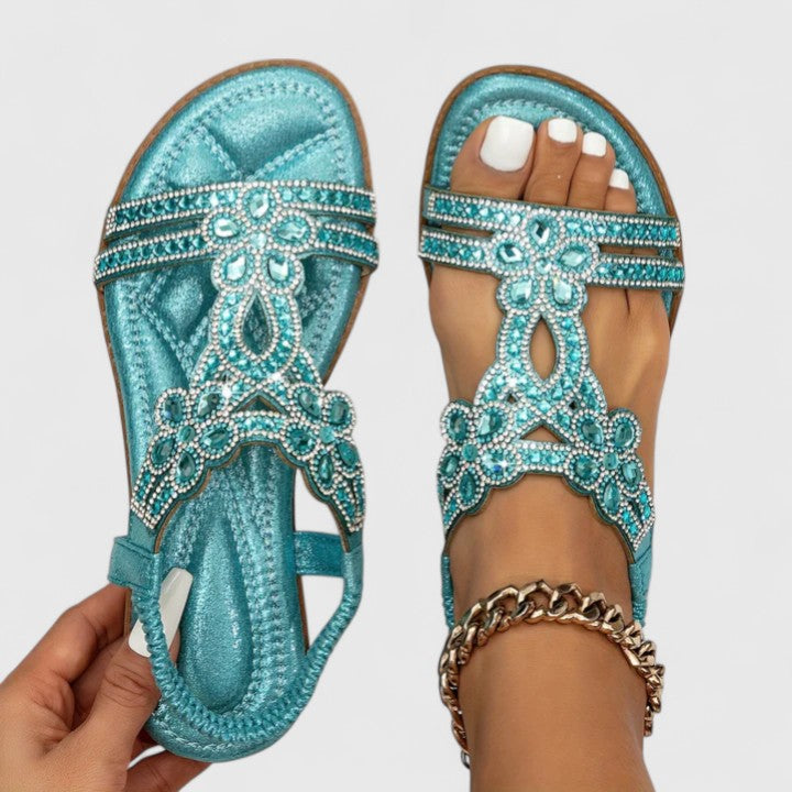 Rebecca | Eleganta Ortopediska Beads Sandaler