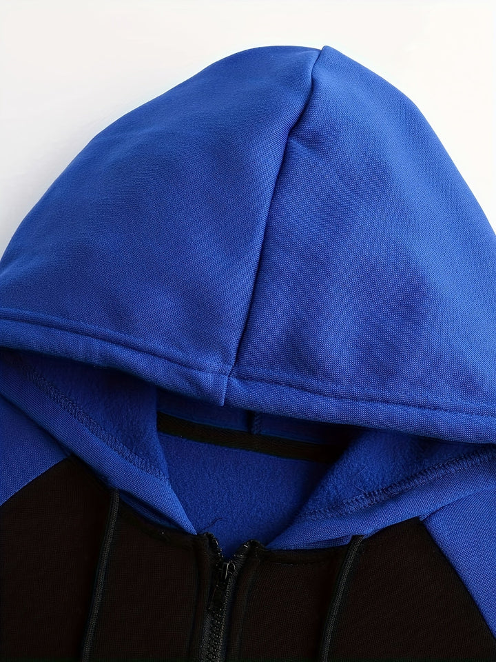 Bryce | Färgblock Zip-Up Hooded Jacket