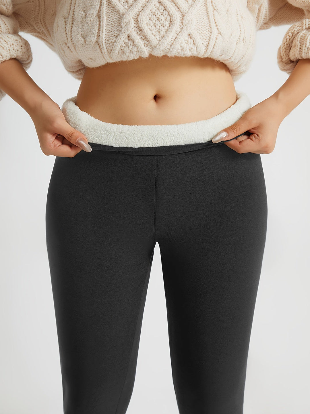 Lorna | Högmidjade Mysiga Vinterleggings