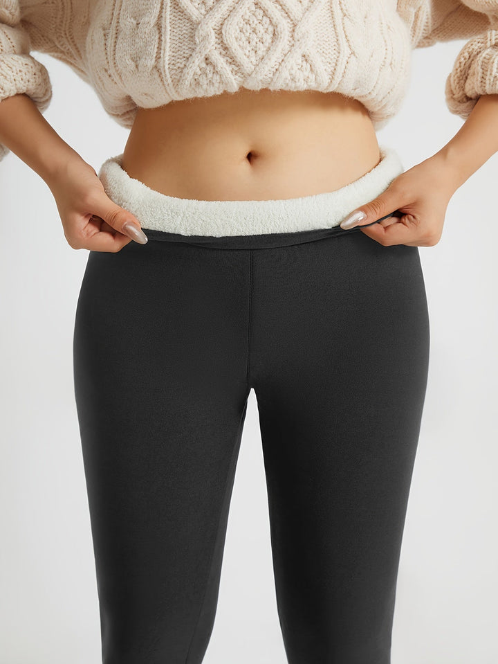 Lorna | Högmidjade Mysiga Vinterleggings