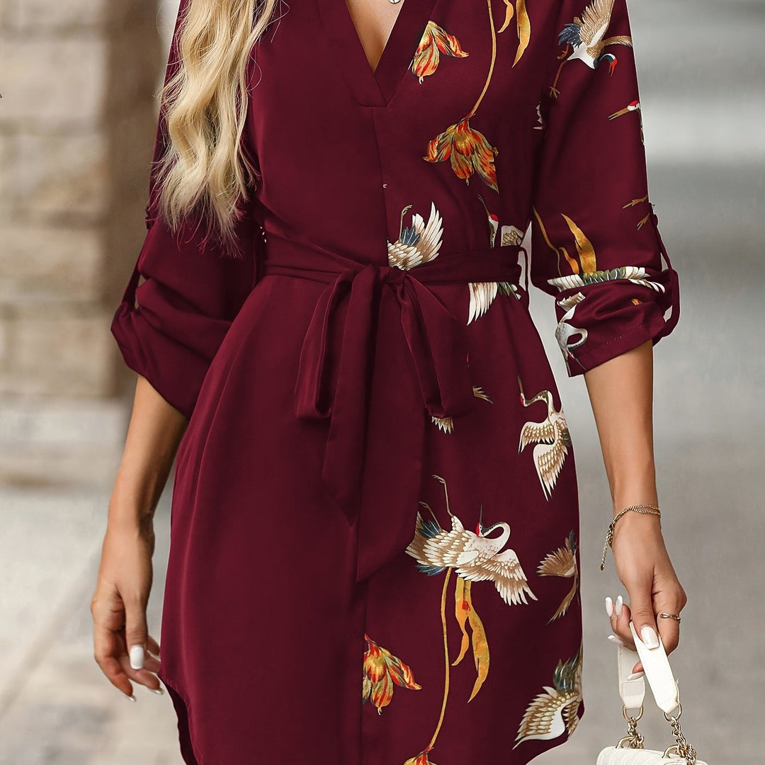 Annalise | Elegant Klänning med Midja