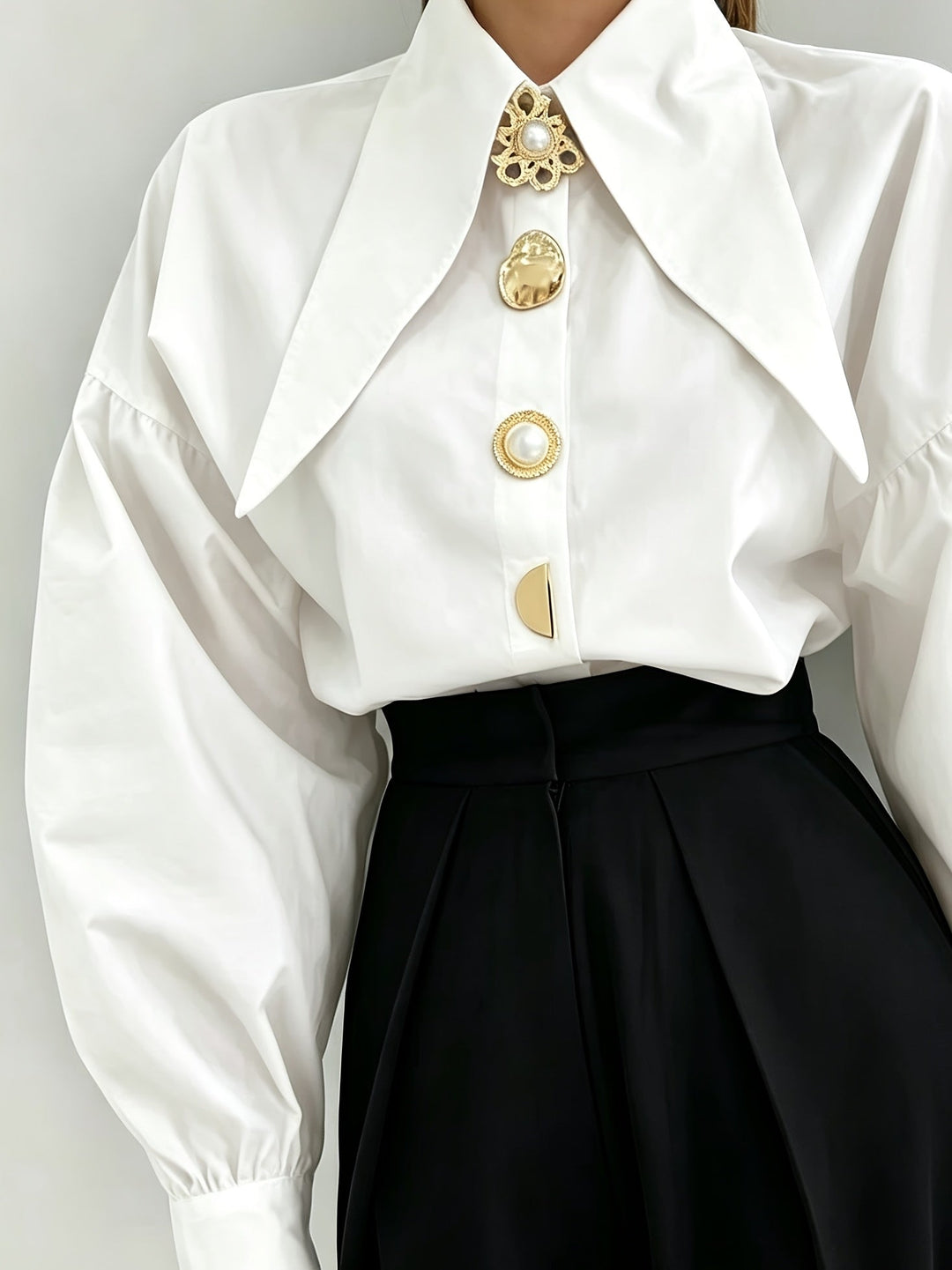 Lucille | Statement Krage Blus