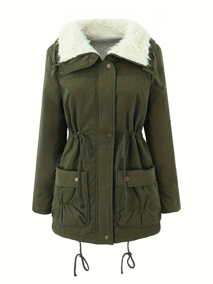 Carolyn | Mysig Huva Vinter Parka