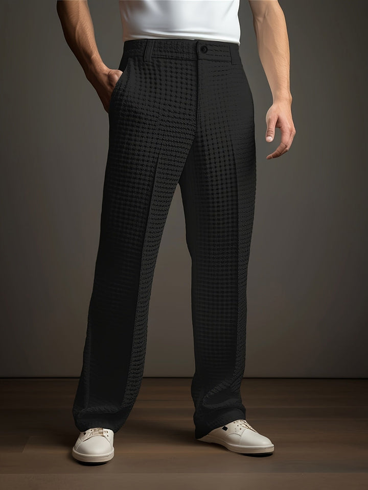 Harold | Avslappnade Texturerade Byxor