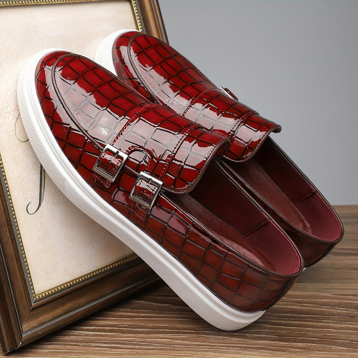 Xavier | Texturerade Slip-On Loafers