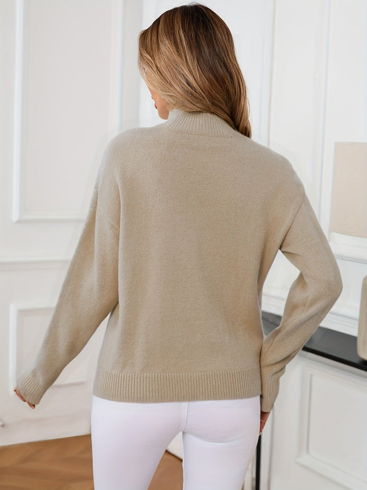 Lorelei | Förfinad Mock Neck Tröja