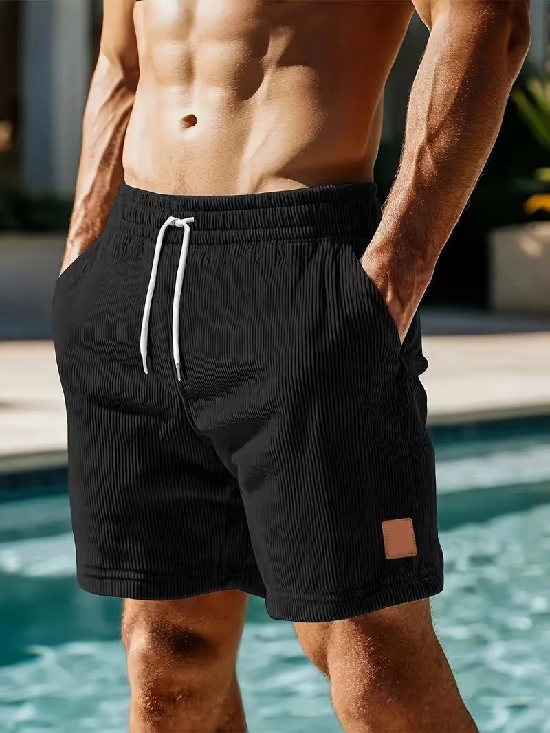 Lucio | Avslappnade Corduroy Jogging Shorts