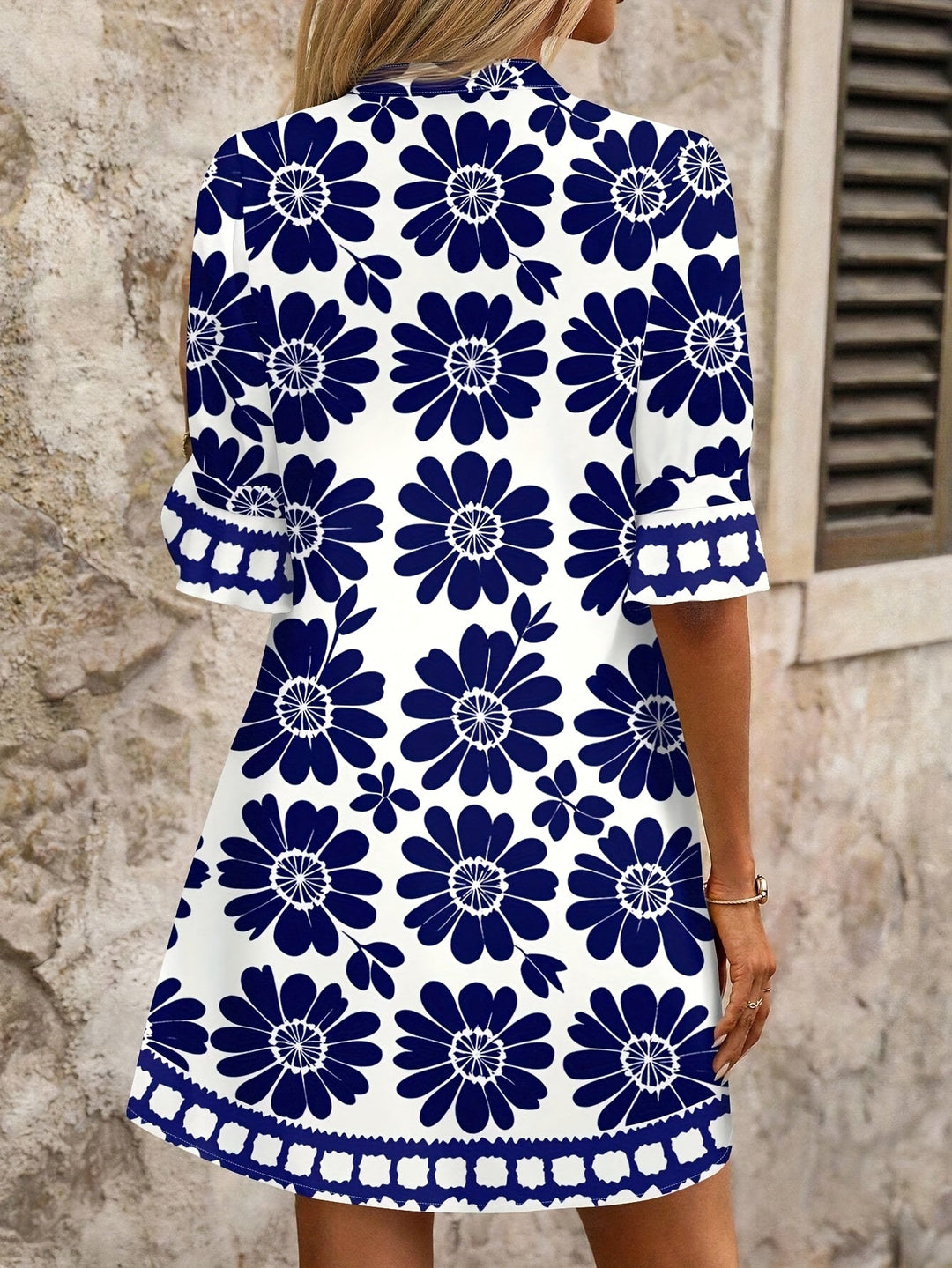 Georgia | Blommig Mini Klänning