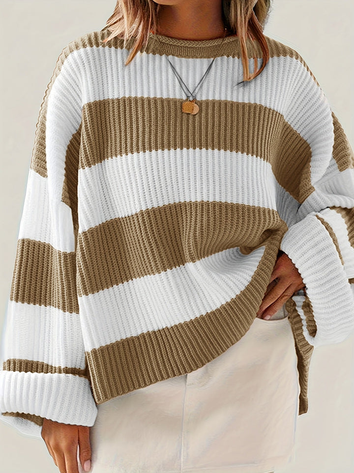 Ivy | Avslappnad Färgblock Sweater