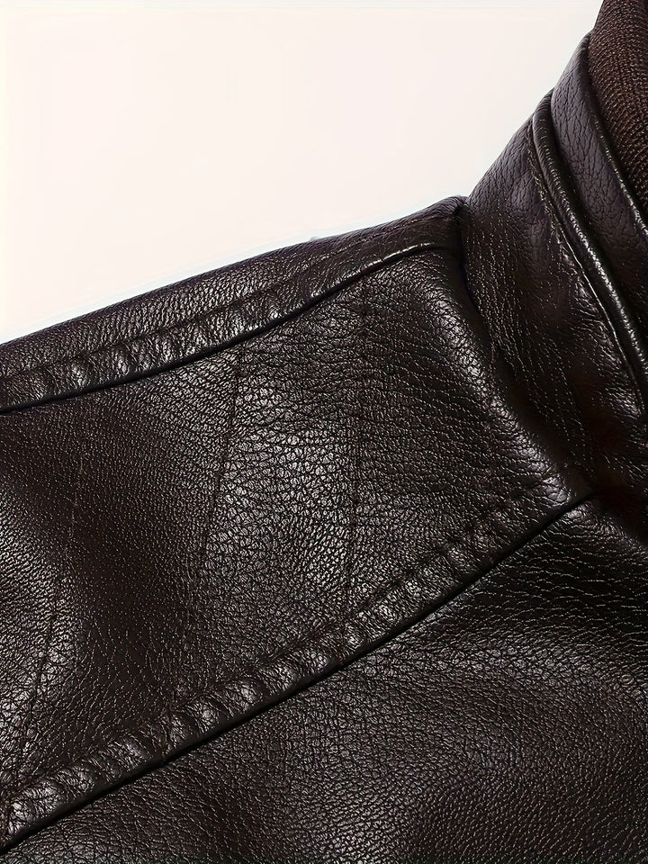Tobias | Klassisk Ståkrage Moto Jacka