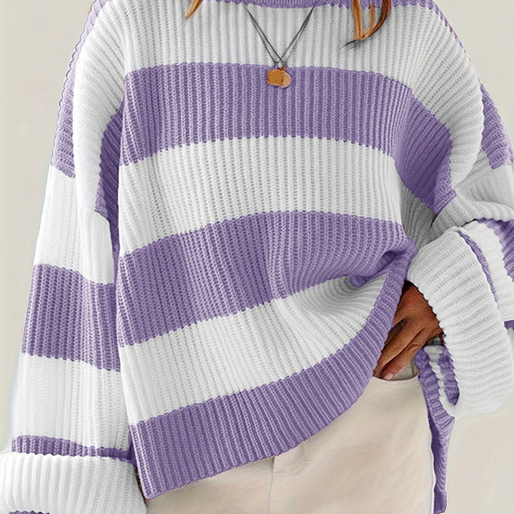 Ivy | Avslappnad Färgblock Sweater