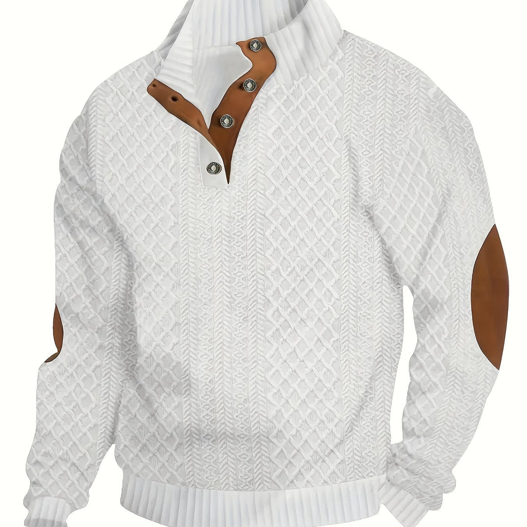 Ronan | Ståkrage Knapp Henley Tröja