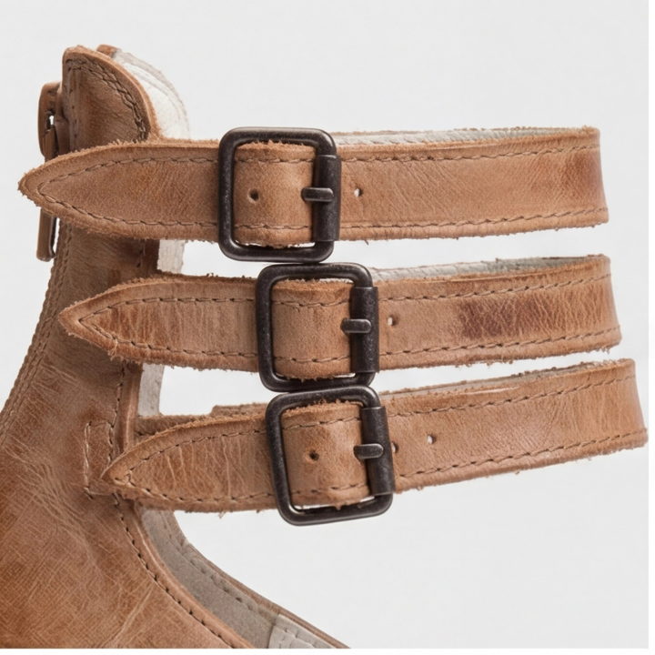 Sommar | Elegant Retro Ankelremmar Klackar