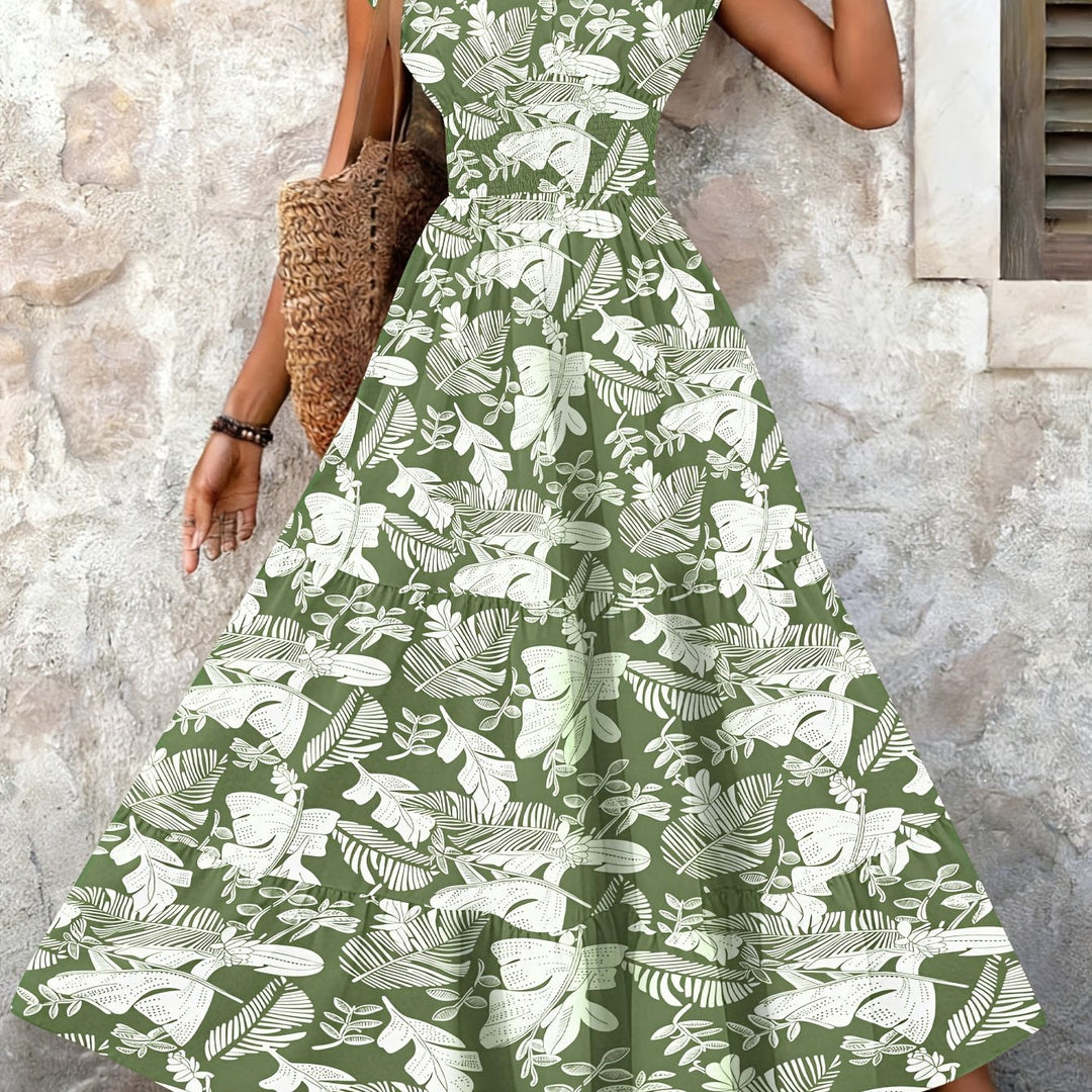 Lorena | Flödande Bohemisk Maxi Klänning