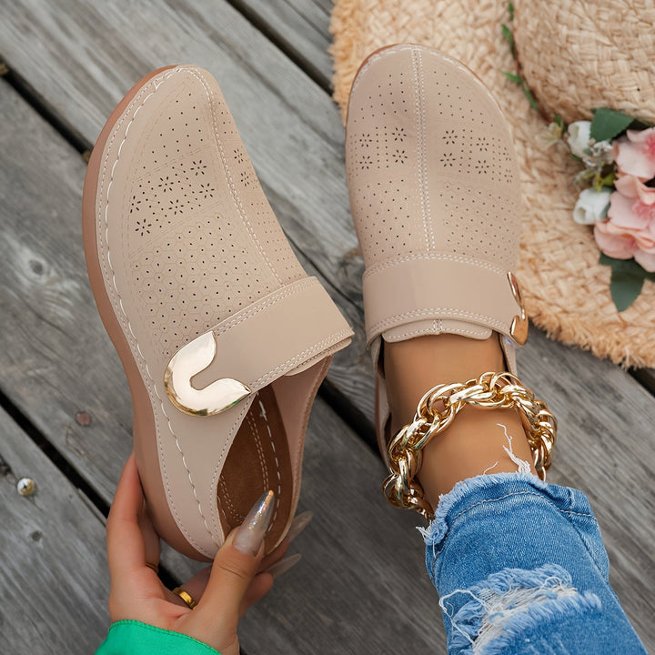 Bernadette | Dämpade Wedge Träskor