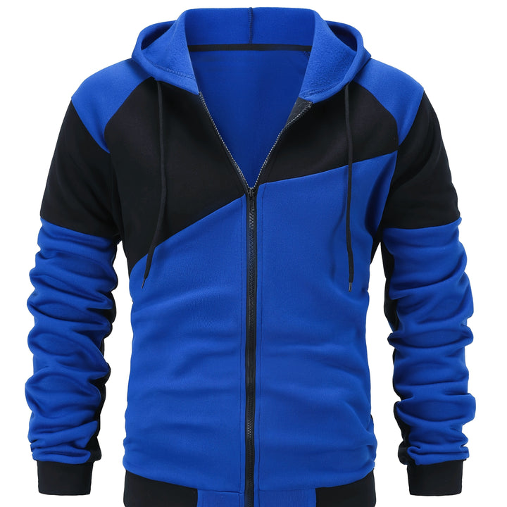 Bryce | Färgblock Zip-Up Hooded Jacket