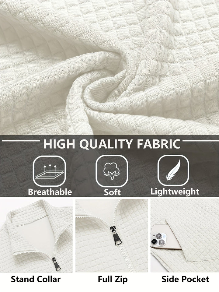 Hugo | Texturerad Zip-Up Jacka