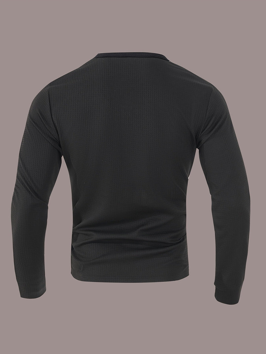 Curtis | Texturerad långärmad Henley