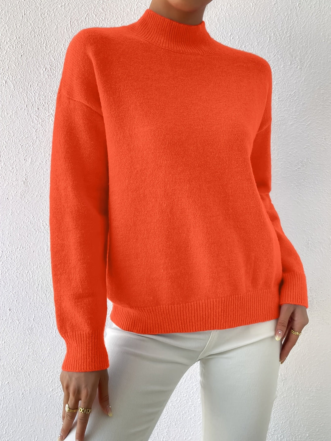 Lorelei | Förfinad Mock Neck Tröja